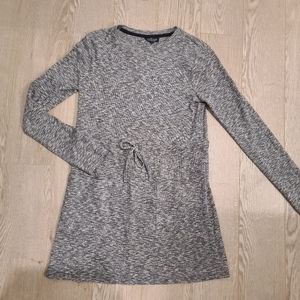 Topshop Grey Sweatshirt Dress